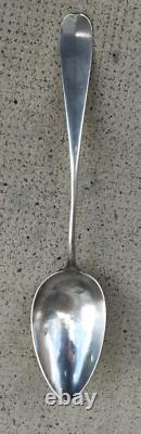 Antique solid silver stew spoon GUILLERMET SWITZERLAND
