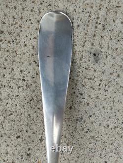 Antique solid silver stew spoon GUILLERMET SWITZERLAND