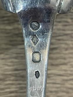 Antique solid silver sugar caster in old style