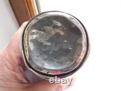 Antique solid silver tumbler, Minerva hallmark, weight 56 g
