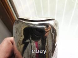 Antique solid silver tumbler, Minerva hallmark, weight 56 g