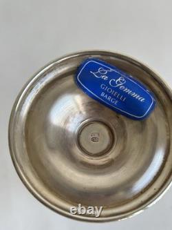 Antique sterling silver 800 candlestick Italy the Gemma calla lily Antique sterling silver 800 candlestick Italy the Gemma calla lily