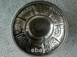 Antique sugar caster silver solid hallmark