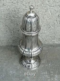 Antique sugar caster silver solid hallmark