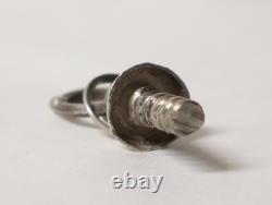 Antique superb heavy Rajasthan bracelet in solid silver, ethnic tribal, 19th century