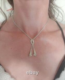 Aries Head Necklace, Type Negliged, Silver Massive 950 Vintage / Old