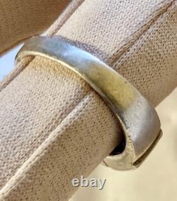 Art Deco Ring, Vintage Tank, Solid Silver & Amethyst, Jewelry - Vintage - No. 106