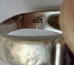 Art Deco Ring, Vintage Tank, Solid Silver & Amethyst, Jewelry - Vintage - No. 106