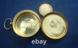 B33 Beautiful Custodian Solid Silver 800 Antique Vermeil Religion Collection