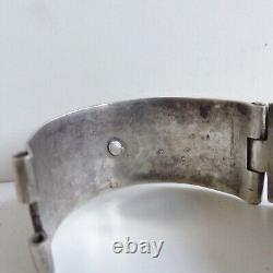 BEAUTIFUL ANCIENT SILVER BRACELET KABYLE BERBER ETHNIC JEWELRY 78 gr