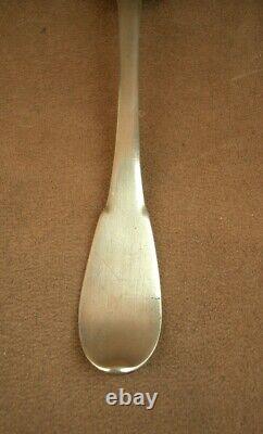 BEAUTIFUL ANTIQUE SOLID SILVER SPOON FARMERS GENERAL 18th CENTURY BEAUTIFUL MARKS