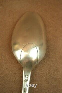 BEAUTIFUL ANTIQUE SOLID SILVER SPOON FARMERS GENERAL 18th CENTURY BEAUTIFUL MARKS