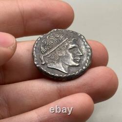 Beautiful Ancient Roman Greek Piece in Solid Silver