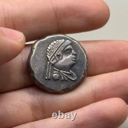 Beautiful Ancient Roman Greek Piece in Solid Silver