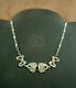 Beautiful Antique Silver Necklace Set With Gemstones