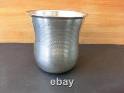 Beautiful Antique Solid Silver Timbale