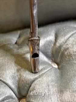 Beautiful Antique Whistling Rattle Whistle in Solid Silver Hallmarked, 19th Century
<br/>
 