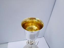 Beautiful Chalice Ancient Eighteenth Sterling Silver And Bronze