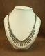 Beautiful Important Vintage Solid Silver Art Deco Modernist Collar Drapery