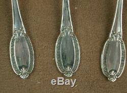 Beautiful Old Confiturier In Sterling Silver And Its 6 Spoons