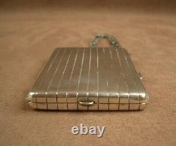 Beautiful Vintage Minaudiere Powder Box in Solid Silver