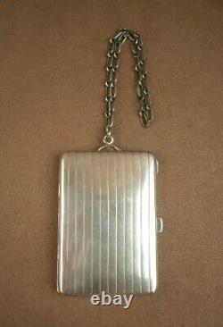Beautiful Vintage Powder Compact Powder Box in Solid Silver