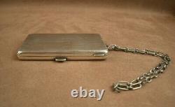 Beautiful Vintage Powder Compact Powder Box in Solid Silver