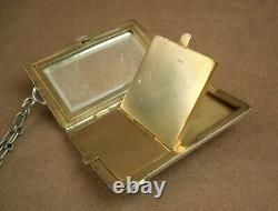 Beautiful Vintage Powder Compact Powder Box in Solid Silver