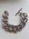 Beautiful And Vintage Large Solid Silver Bracelet