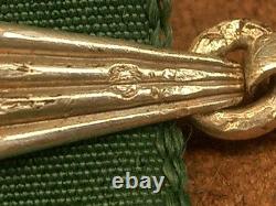 Beautiful antique silver and stone pendant cross, 19th century