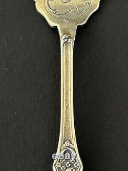 Beautiful antique silver pastry fork by silversmith Paul Canaux & Co.