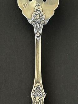 Beautiful antique silver pastry fork by silversmith Paul Canaux & Co.