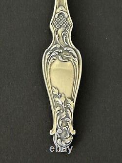 Beautiful antique silver pastry fork by silversmith Paul Canaux & Co.