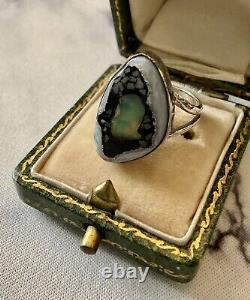 Boulder Matrix Opale, Silver Massif, Unique Ancient Ring, Creator