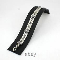 Bracelet 925 Solid Silver Handmade Antique Oxidized Jewelry