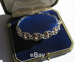 Bracelet Antique Filigranes Silver Charm Sterling Silver 11.2g 19cm