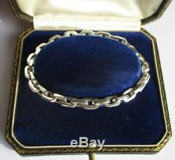 Bracelet Large Mesh Former Convict Solid 925 Sterling Silver 24g