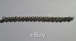 Bracelet Large Mesh Former Convict Solid 925 Sterling Silver 24g