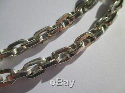 Bracelet Large Mesh Former Convict Solid 925 Sterling Silver 24g