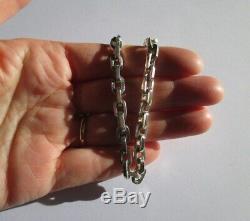 Bracelet Large Mesh Former Convict Solid 925 Sterling Silver 24g