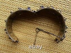 Bracelet Silver Old Email Jewelry Morocco Antique Moroccan Berber Silver Bangle