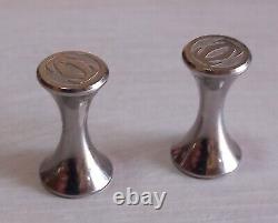 CARTIER Vintage Pair of Solid Silver Diabolo Cufflinks 20g