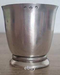 CHRISTOFLE Antique Silver Cup with Minerva Mark