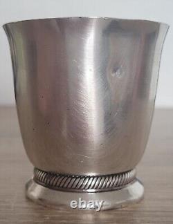 CHRISTOFLE Antique Silver Cup with Minerva Mark