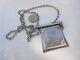 Chain And Pendant Antique Solid Silver, Ethnic Africa, Engravings Gb35 Lot