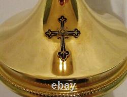 Chalice & Paten Former Silver Gilt Paten Chalice 1900 Sterling Silver Gilt