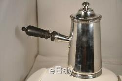 Chocolatiere Old Sterling Silver Antique Solid Silver Chocolate Pot MB Lefebvre