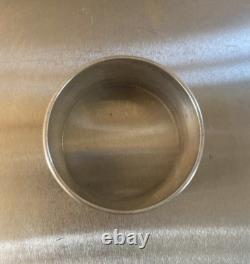 Christofle solid silver hallmarked napkin ring (5g) Vintage Collection