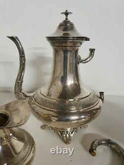 Coffee Pot Pot Au Lait Sugar Solid Silver Old Solid Silver Punch