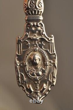 Covered Cadet Old Solid Silver Antique Renaissance Mo Gillot